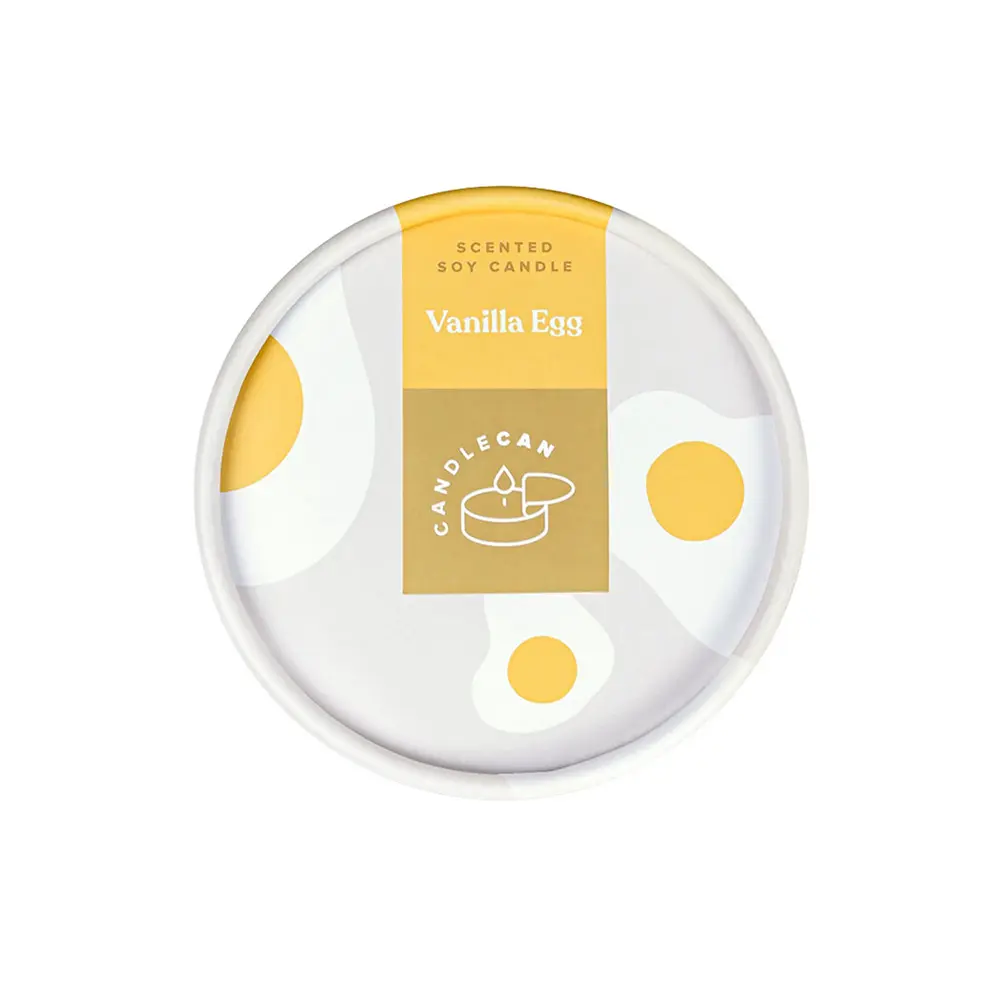 Candle Can in Vanilla Egg